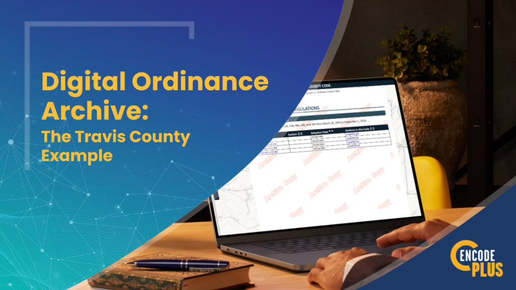 Digital Ordinance Archive blog - Travis County